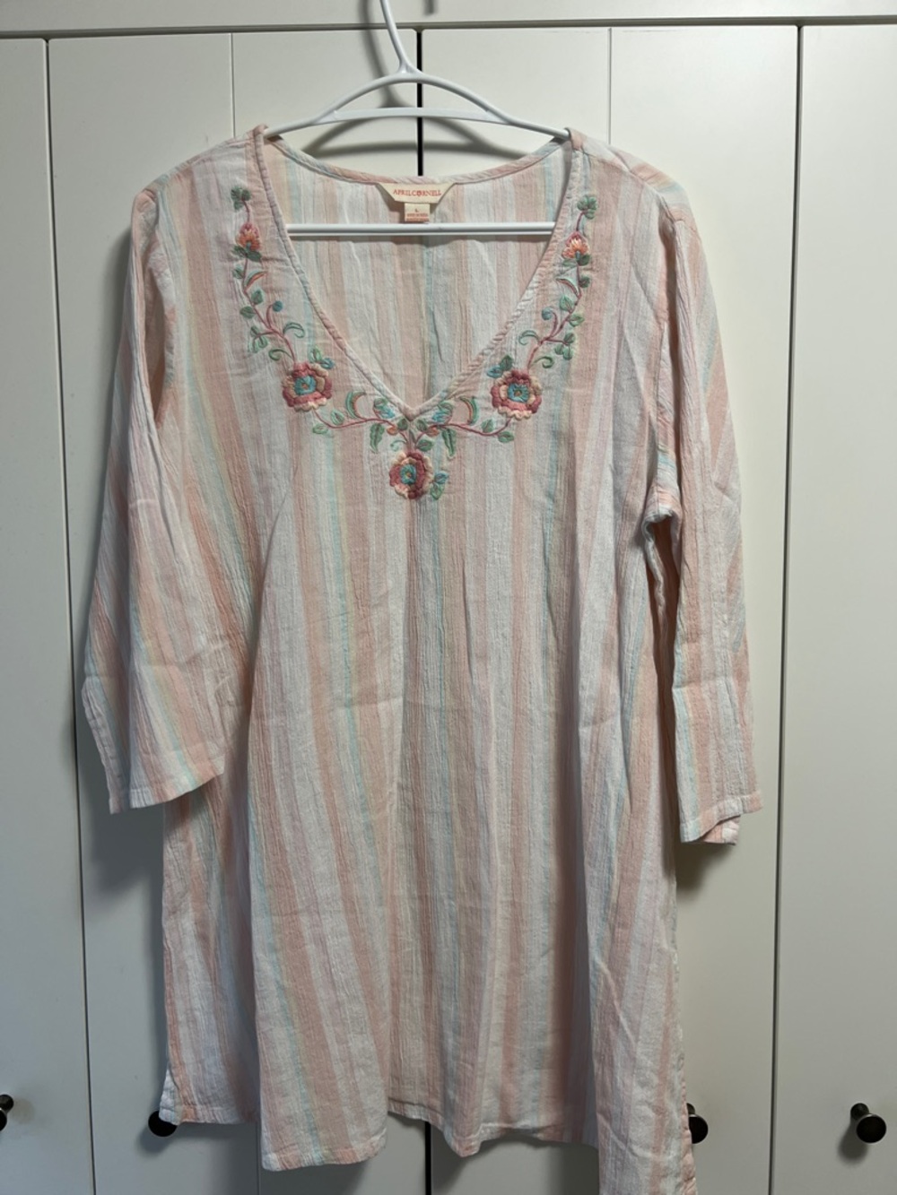 April Cornell Cotton Tunic size L